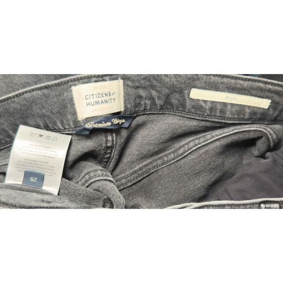 Citizens of Humanity Premium Vintage Ella Mid-Rise Slim Crop Jeans Sz: 25 - Picture 6 of 6